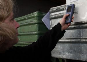 Scannen beim Wareneingang